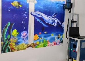 China pigment ink 360X720dpi Direct Wall Inkjet Printer 5m2/h wholesale