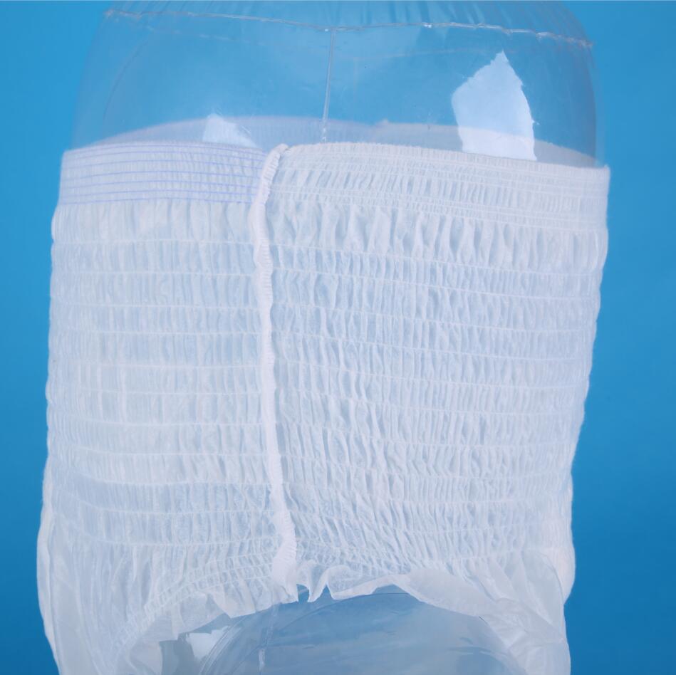 Plain Woven Adult Pull Up Diaper for Menstrual Needs and Incontinence Care in XXL