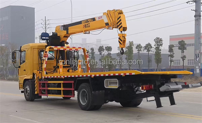Heavy Duty Shacman Flat Bed Tow Car Bus 15 Ton Wrecker Towing Truck