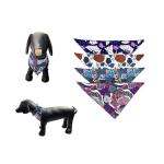 Washable Personalized Pet Bandana Adjustable Custom Dog Scarf Bandana