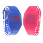 Silicone Band Fashion LED Digital Watch LED Time Showing Promotional Christmas