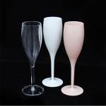 Reusable Unbreakable Plastic Champagne Flutes Anti - Break Food Grade Material