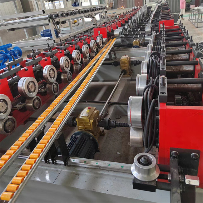 JCX Cable Tray Roll Forming Machine Hydraulic Cut Cable Ladder Roll Forming Machine