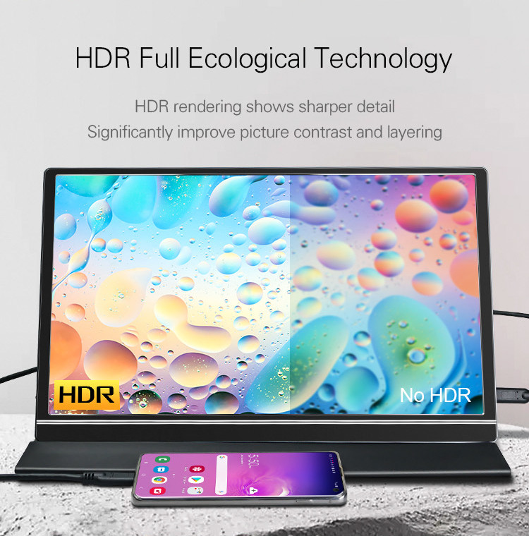 250cd/M2 Portable Touch Monitor