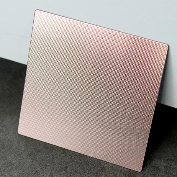 SUS 304 grade 1219mmx2438mm Small diamond embossed stainless steel textured metal sheet for Restaurant Decoration