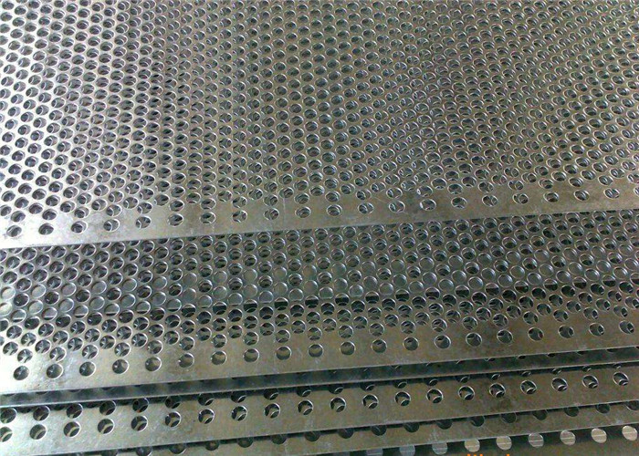 Aluminum Perforated Metal Mesh Screen Sheet For Filter 0.3mm Thickness
