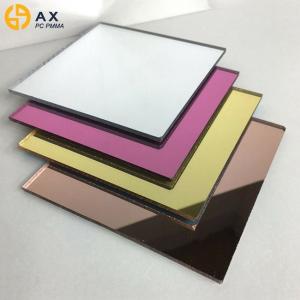 China Scratch Resistant 2mm Rose Gold Acrylic Sheet wholesale