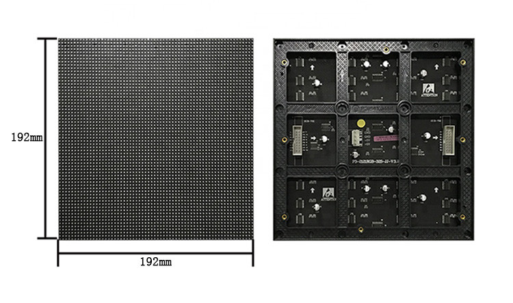 Simple Iron Stucture Slim HD P3 Indoor Full Color Led Display