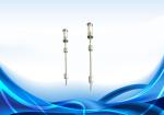 24 - 26VDC Underground Tank Gauge , Automatic Fuel level Measuring Instrument