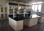 Full Steel Chemistry Lab Tables 12.7mm Solid Worktops SGS Certified