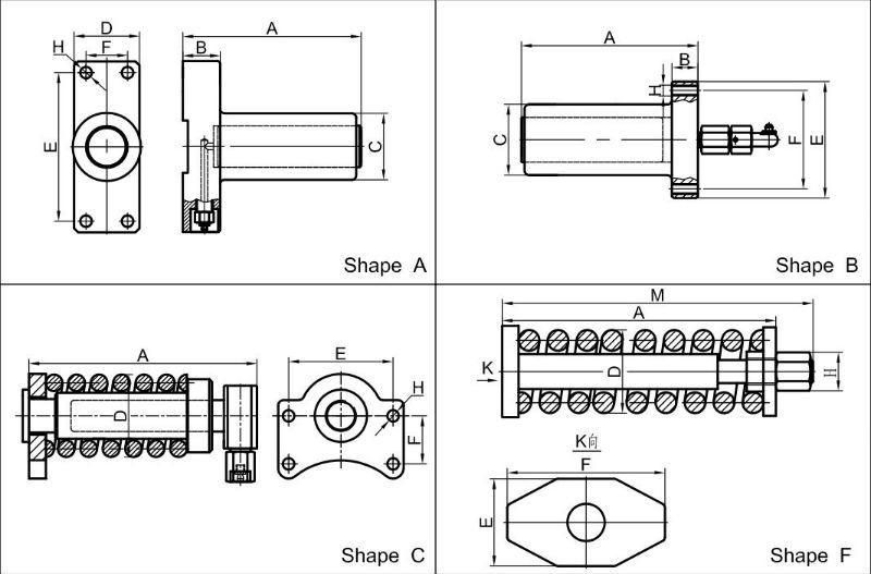 Black/Yellow/Other Color Track Adjuster Assy D65EX-12 with Forging/Welding Technique