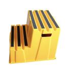 Industrial Polyethylene Safety Plastic Step Stool Heavy Duty Non Slip
