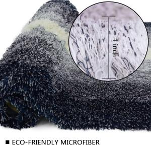 China Cutable Shaggy Style Contour Bath Rug Bathroom Floor Mats wholesale