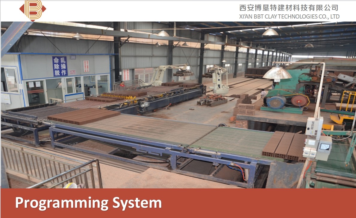 China Programming System For Automatic Clay Brick Making Line wholesale