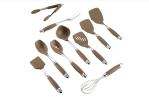 BPA Free Nylon Kitchen Utensil Sets Heatinsulated LFGB Approved