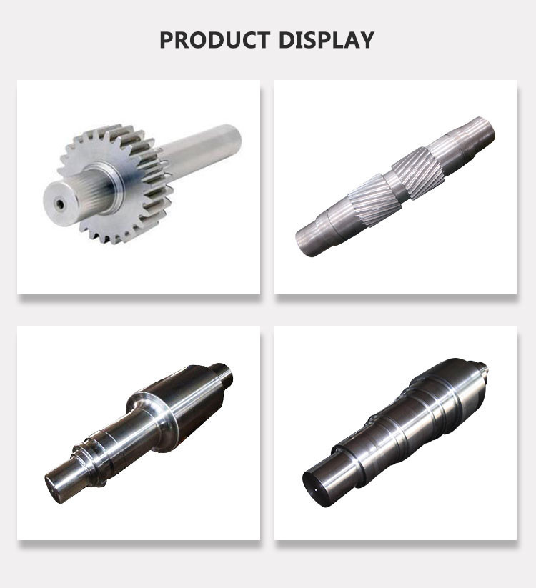 Forging Aisi1045 Ck45 S45c Spline Pinion Shaft Forged Steel Shaft