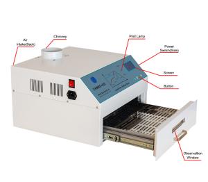China Intuitive Efficient Benchtop Infrared Solder Reflow Oven White wholesale