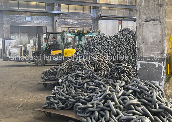 Black Painted Stud Link Anchor Chain Marine Anchor Chain