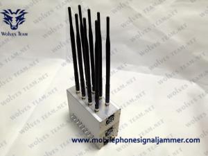 China Built-in Cooling Fan Mobile phone Jammer High Power GPS LoJack 3G Cell Phone Blocker wholesale