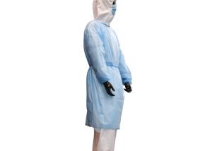 China Hook &amp; Loop Collar Doctor SMMS Disposable Surgical Gown wholesale