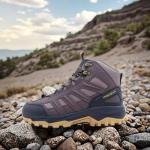 Men's Lightweight Leather Boots Waterproof Stay Dry Comfortable On Hiking Trips