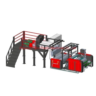 5 Layer Film Extruder Machine Cast 3 Layer High Speed For LDPE CPE TPE
