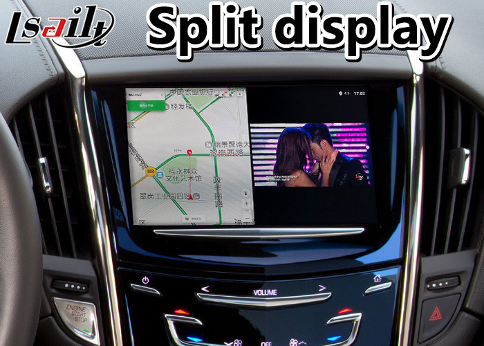 Lsailt Android 9.0 Navigation Video Interface for Cadillac ATS / XTS CUE System 2014-2020 Waze WIFI Google Play Store
