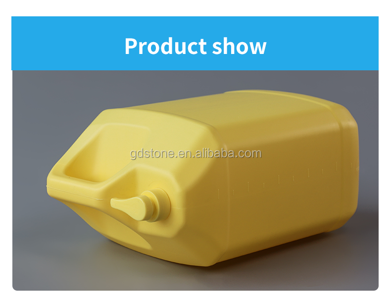 Household Width 170mm Pump Plastic Bottle With Handle 350g