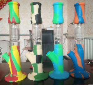 China Hesen Hookah Clear 40cm Tobacco Silicone Pipe wholesale