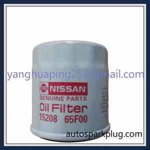 China Oil Filter For Nissan 15208-65F00/15208-65F01/15208-65F10/15208-65F0A/15208-65F0B/15208-65F0C/15208-9F600/15208-3J400 wholesale