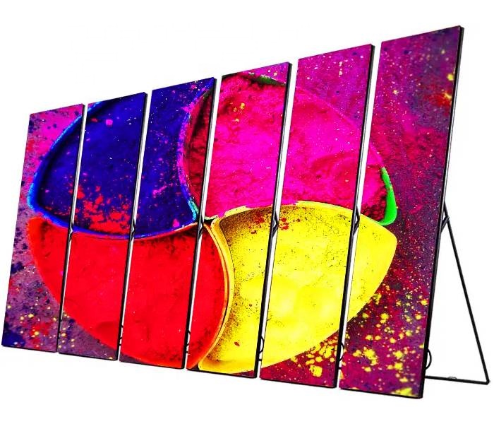 Wifi 4g Mobile Light Up Poster P2 P2.5 P3 Floor Led Display Advertising Indoor