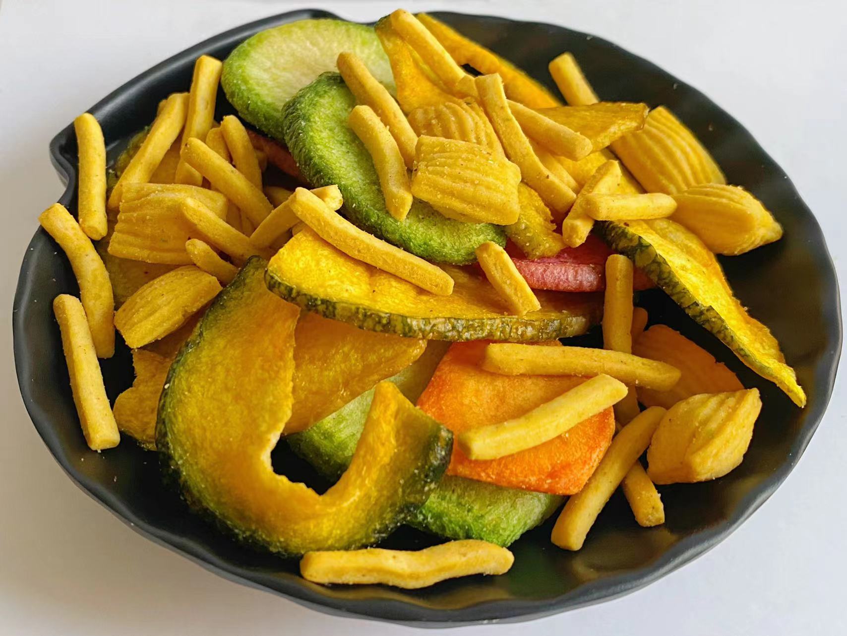 Shrimp Flavor Dried Fruits Vegetables Special OEM Snacks BRC Certification