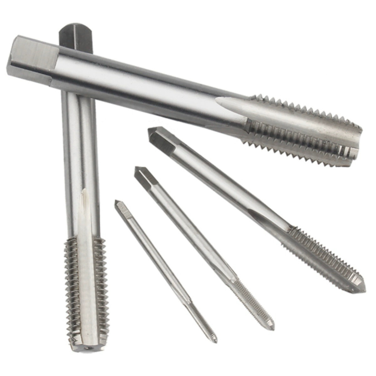 Metric Straight Flute Tap For Aluminum M7 M8 M9 M10 Machine Tap With Cobalt