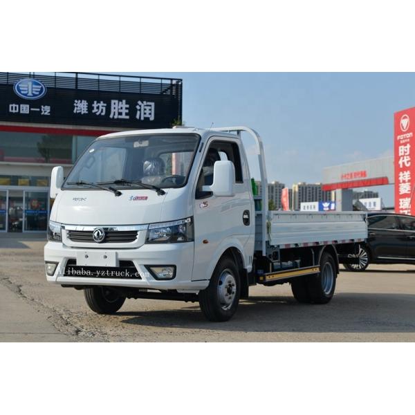 /Used Dongfeng Light Flatbed Cargo Truck with High Configuration and Single Row Seat Rows