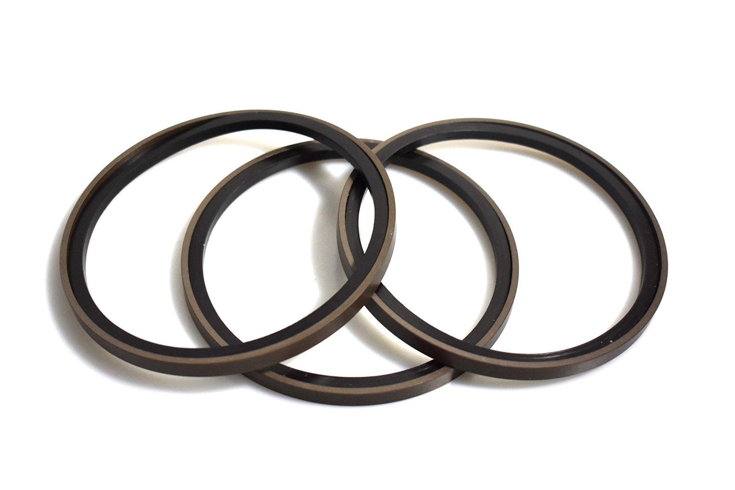 Excavator Cylinder Piston Seal SPG 90 X 7.3 NBR BRONZE PTFE Brown Color