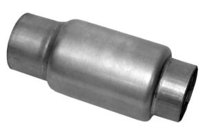 China Race Bullet 3 Inch Exhaust Resonator SS304 Stainless Exhaust Resonator 6.5In Length wholesale