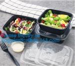 3 compartment durable plastic food meal prep bento box,modern style food grade