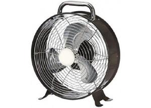 China Steel 9&quot; Antique Electric Fans , 2 Speed 25 Watt Portable Retro Desk Fan wholesale