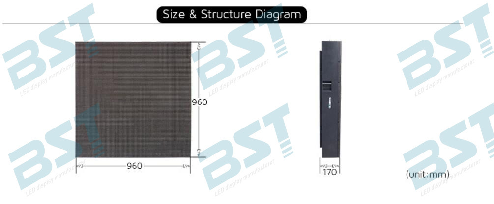 SMD2727 Large Led video wall Display / outdoor led advertising screens power saving