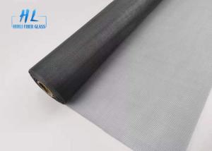 China White Black Color 50m Roll Fiberglass Insect Screen Mesh For Windows wholesale