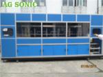Automatic Ultrasonic Engine Cleaner Multiple Tanks Jet Spray Rotating Basket