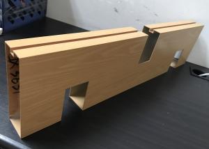 China Suspended Commercial Metal Baffle Ceiling Panel Pre - Paint Coating / Powder Coated wholesale