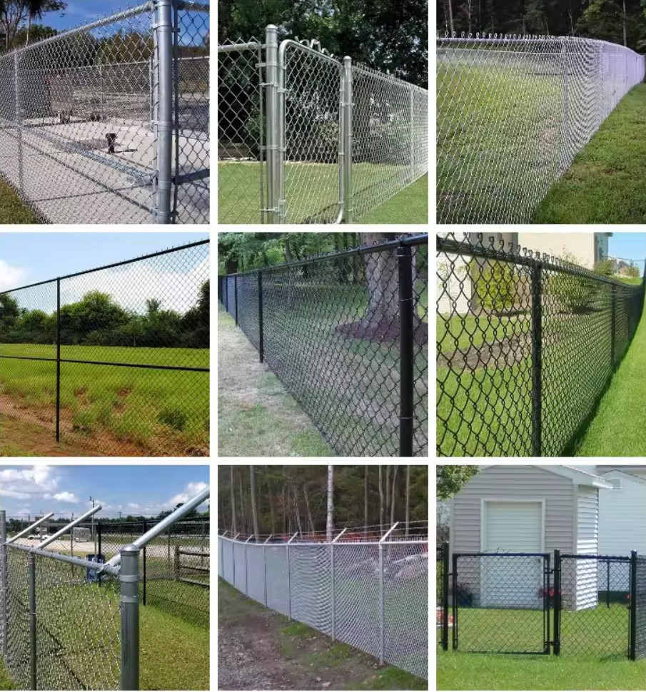 Woven Electric Galvanized Chain Link Mesh For Garden Fence