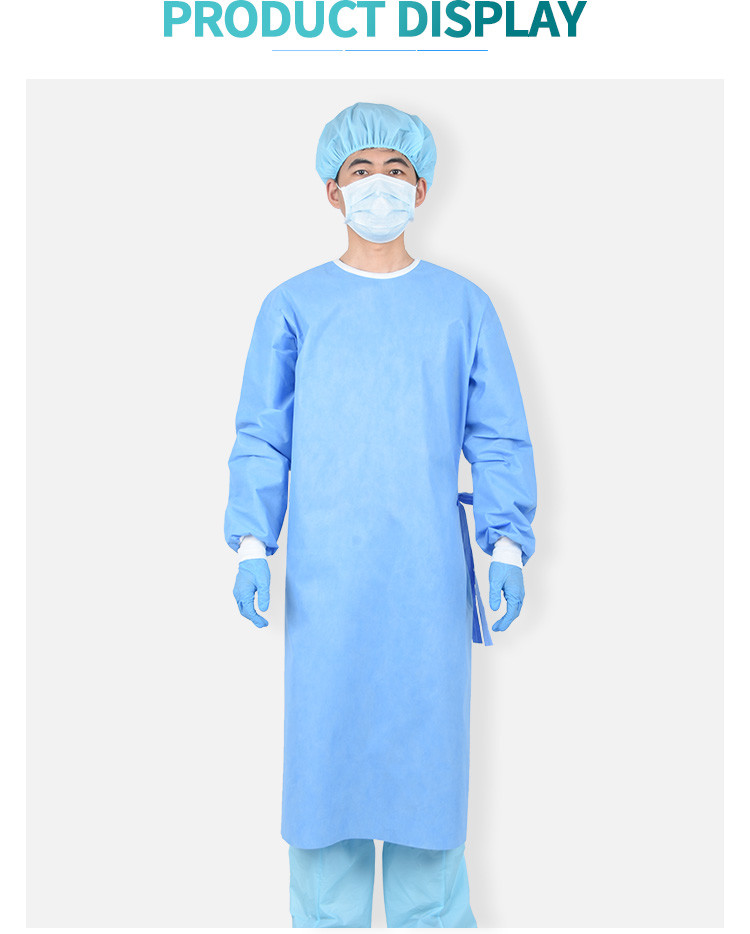 Waterproof Single Use Smms Level 3 Sterile Surgical Gowns OEM ODM Accepted