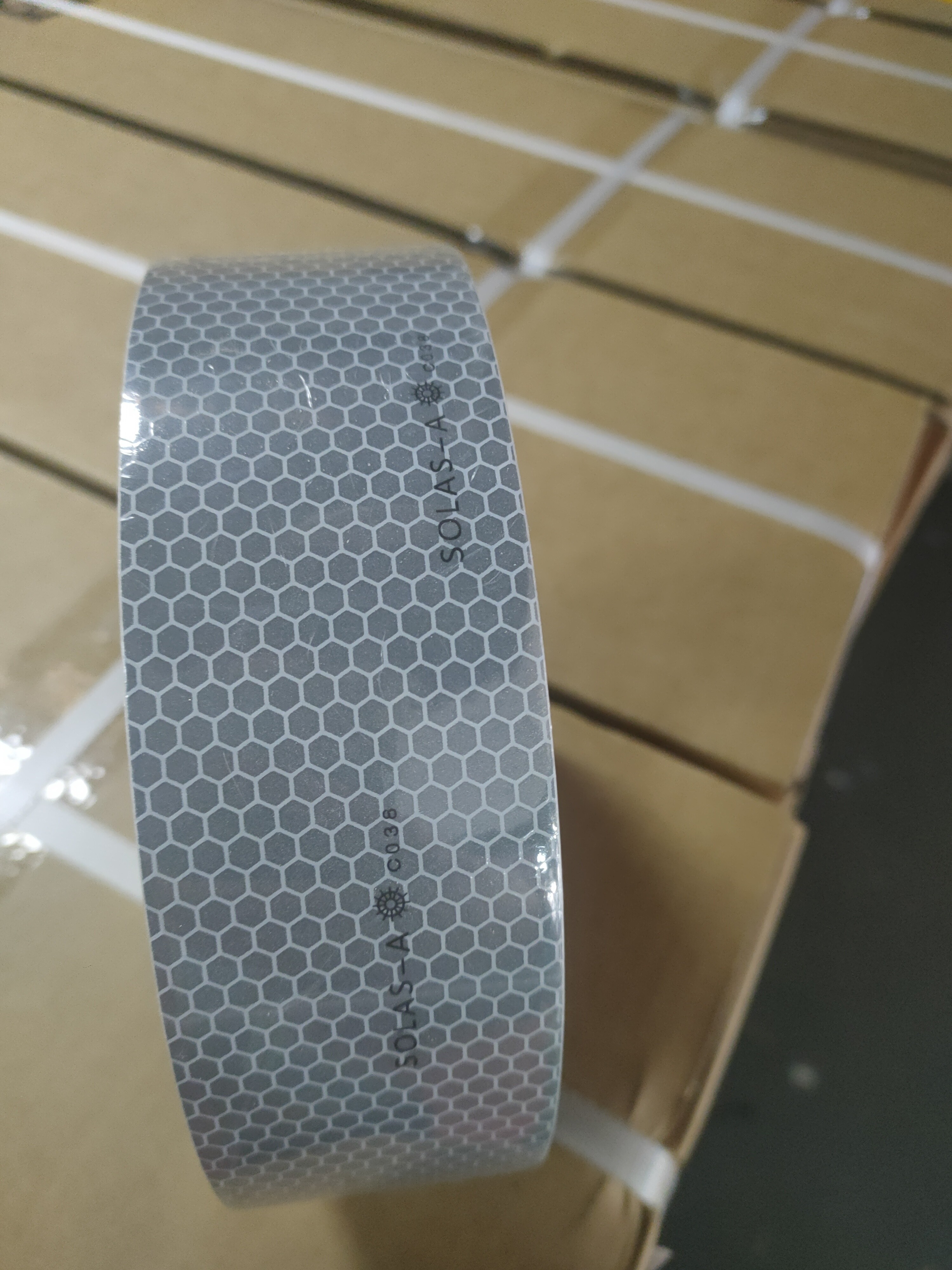 Silver Solas Approved Marine Reflective Tape For Maritime Rescue Equipment