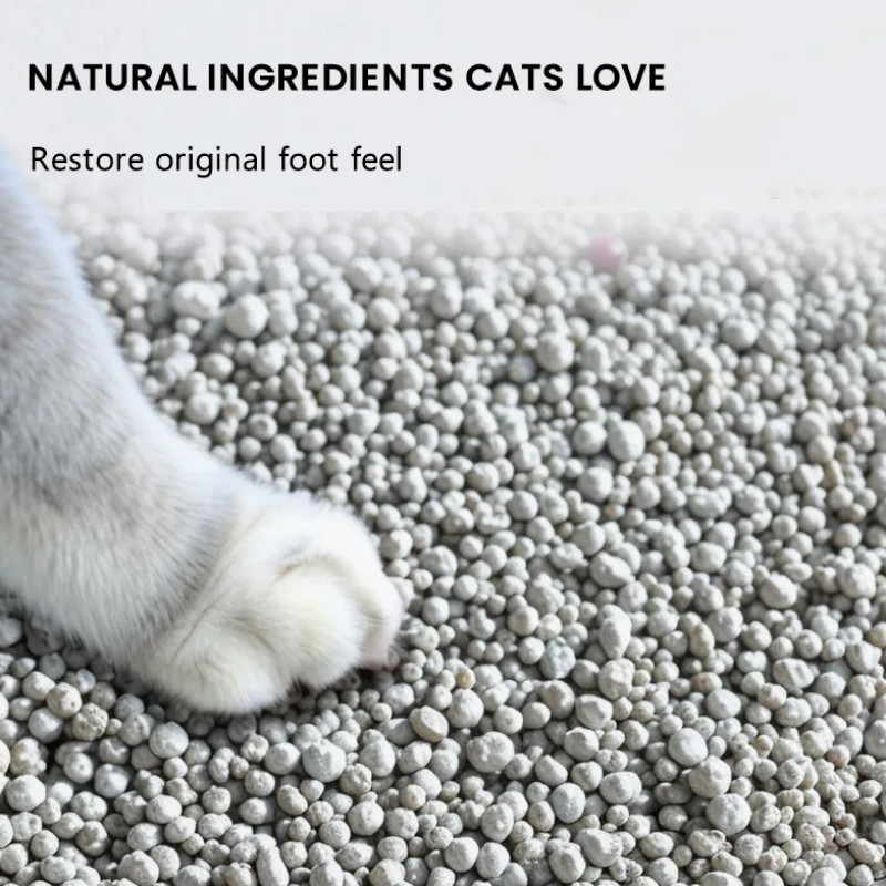 Strong Clumping Cat Litter Sand Easy Clean Kitty Litter Sand