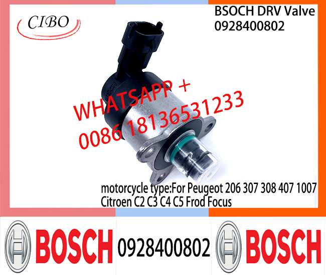 BOSCH DRV Valve 0928400802 Control Valve 0928400802 For Peugeot 206 307 308 407 1007 Citroen C2 C3 C4 C5 Frod Focus