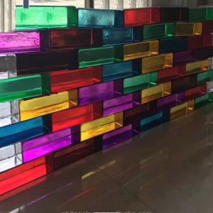China Translucent Clear Glass Blocks Hollow Heat Insulation Frost Resistant wholesale