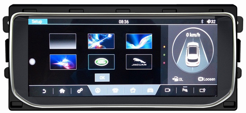 Ouchuangbo car audio gps stereo for Rang Rover Vogue 2012-2016 support BT aux android 6.0 2+32