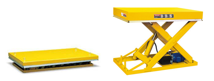 Fixed Stationary Scissor Lift Table 1 Ton Industrial Use Smooth Operation